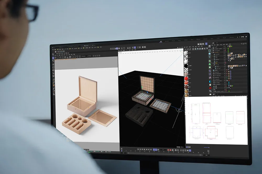 Wood-Craft-Box-Multi-View-Design-Workstation